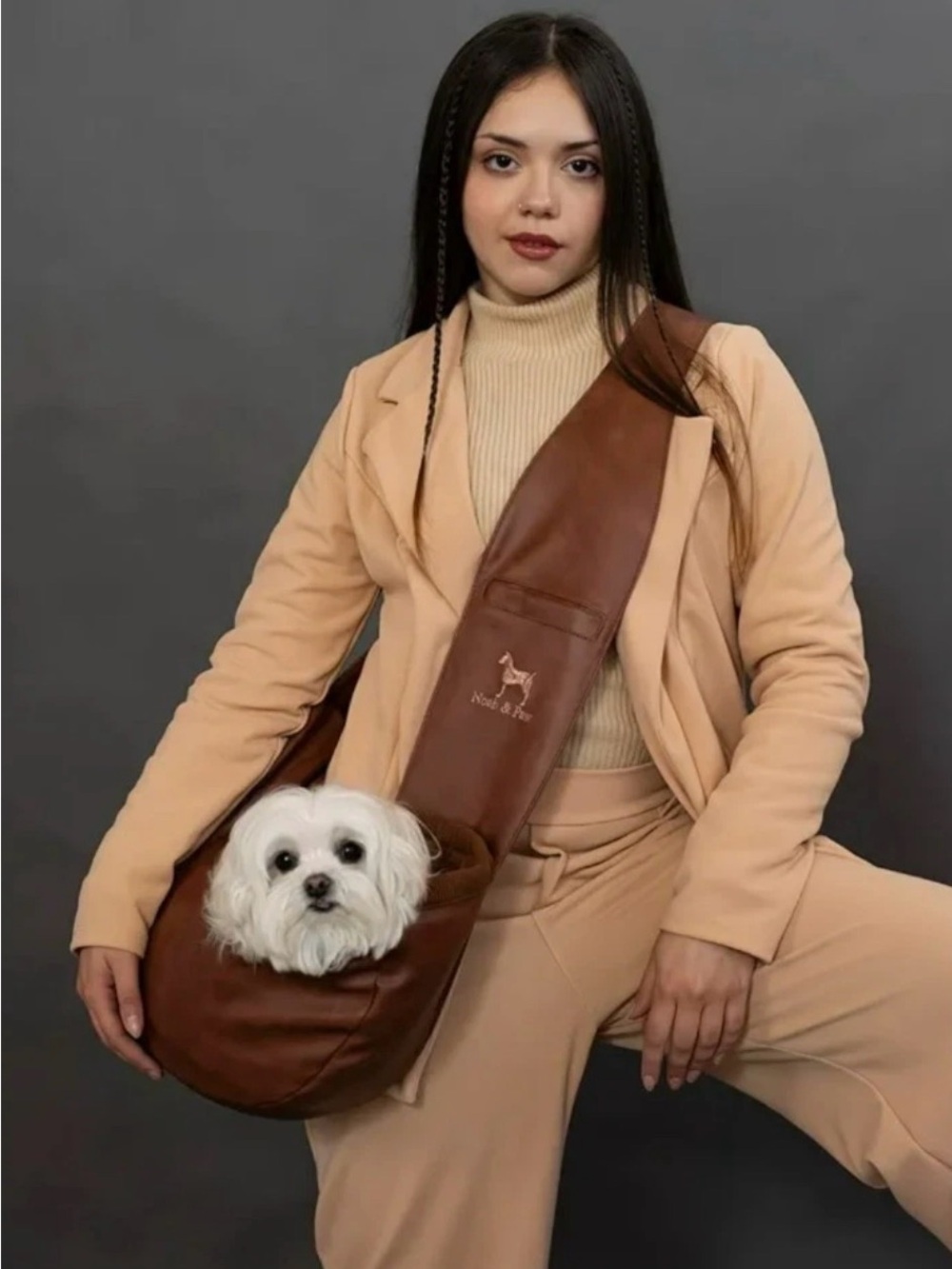 NWOT Noah and Paw Satchel/Carrier -soft lining